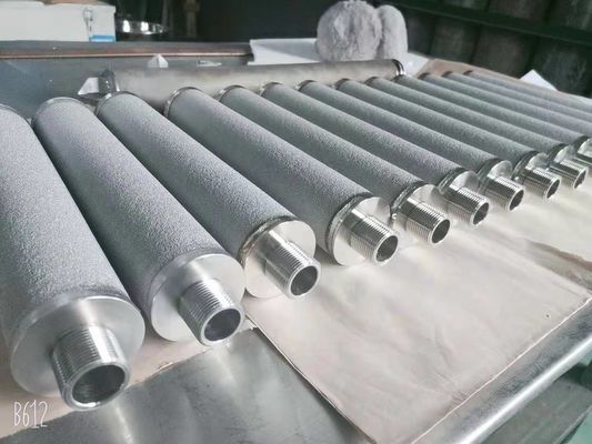 एंटी संक्षारण वातन पोरस SS316L सिंटल्ड फिल्टर ट्यूब